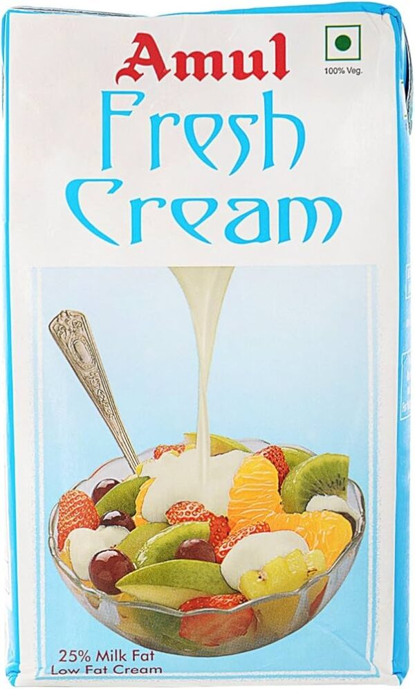 Amul Fresh Cream, 250 gm Carton Rs68 - Image 3